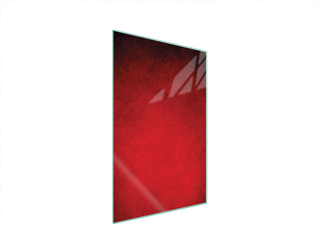 Herdabdeckplatte 35x52 Glaskeramikfeld Abdeckung Spritzschutz Glasplatte Deko Schneidebrett Rot