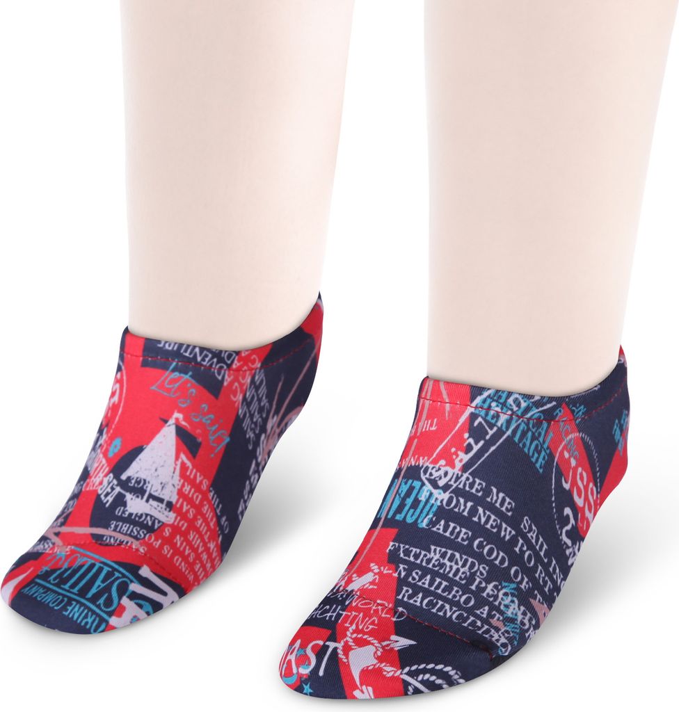 Aqua Schuhe in verschiedenen Größen (18-20 - 33-35) atmungsaktive Schwimmschuhe für Kinder in verschiedenen Designs, Strandschuhe Sailor 30-32
