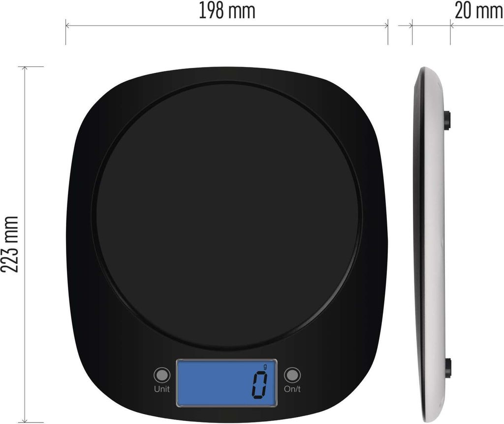 EMOS Küchenwaage mit Schüssel, Digitalwaage mit Produktbild 10
