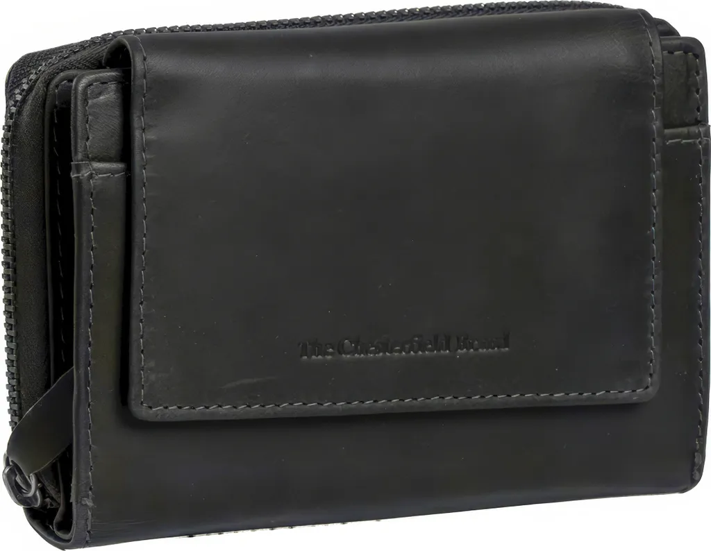 The Chesterfield Brand Pelle portafoglio Ascot Ladies Purse Black nero