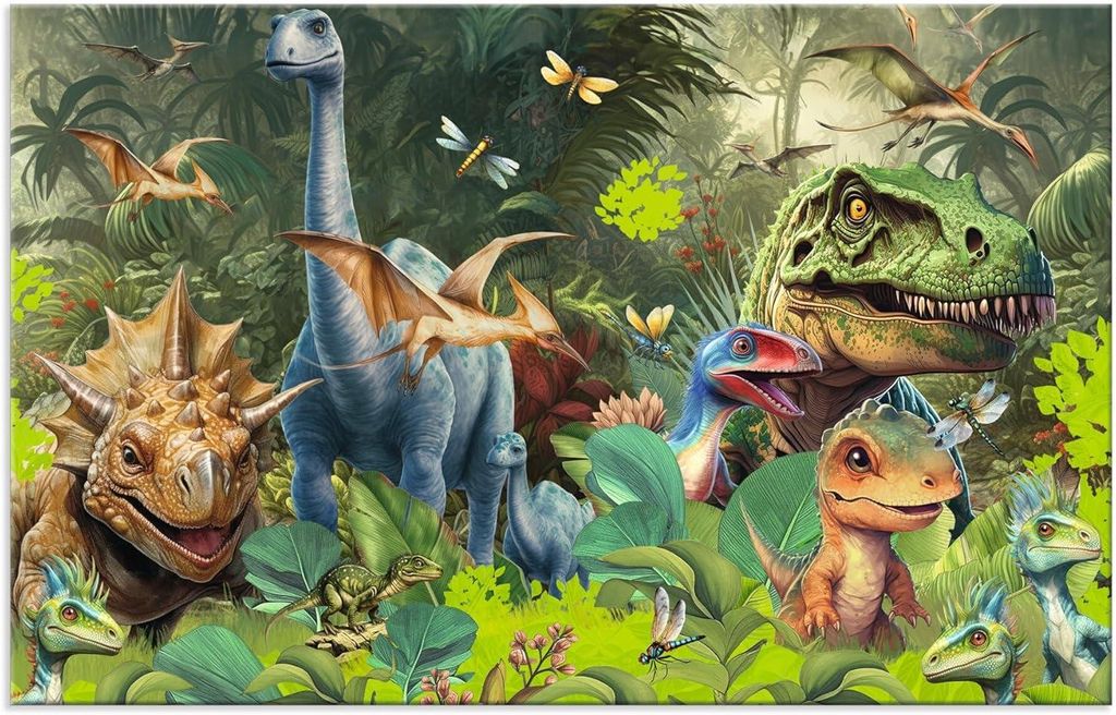 HERMA 19743 Schreibtischunterlage Dino World, abwischbare Produktbild 