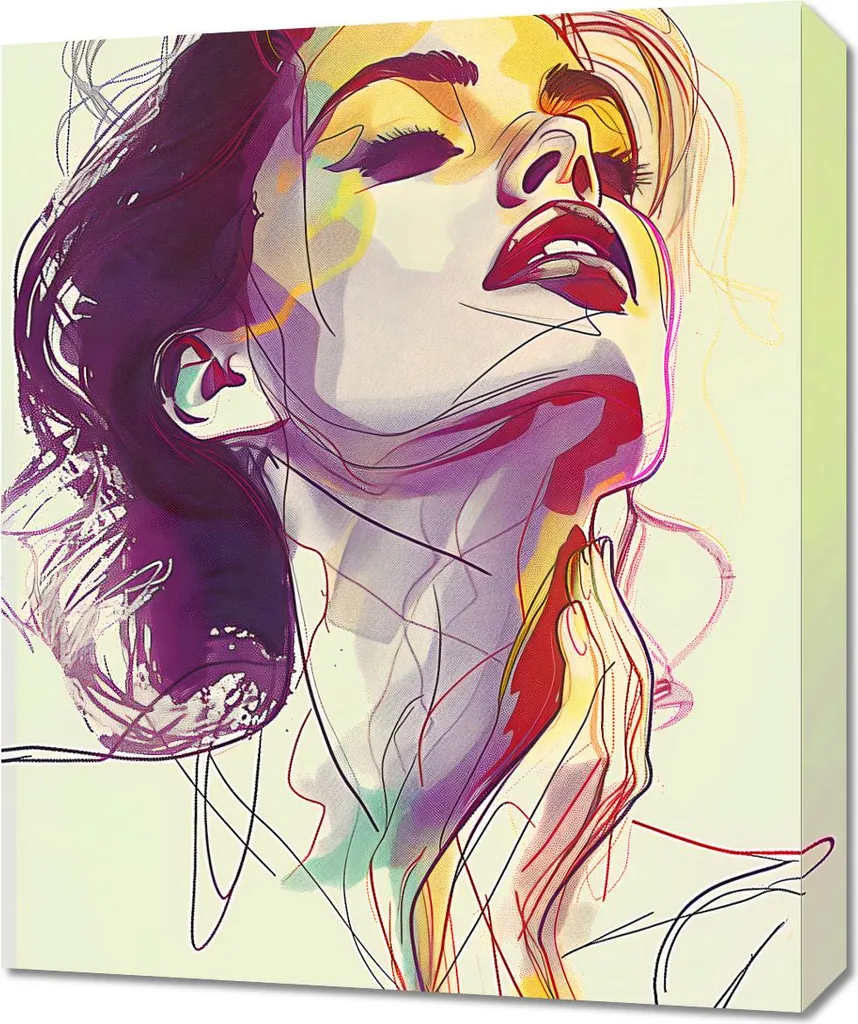 Décorer son Salon avec l'Image 50 x 60 cm Liquide - Style Contemporain