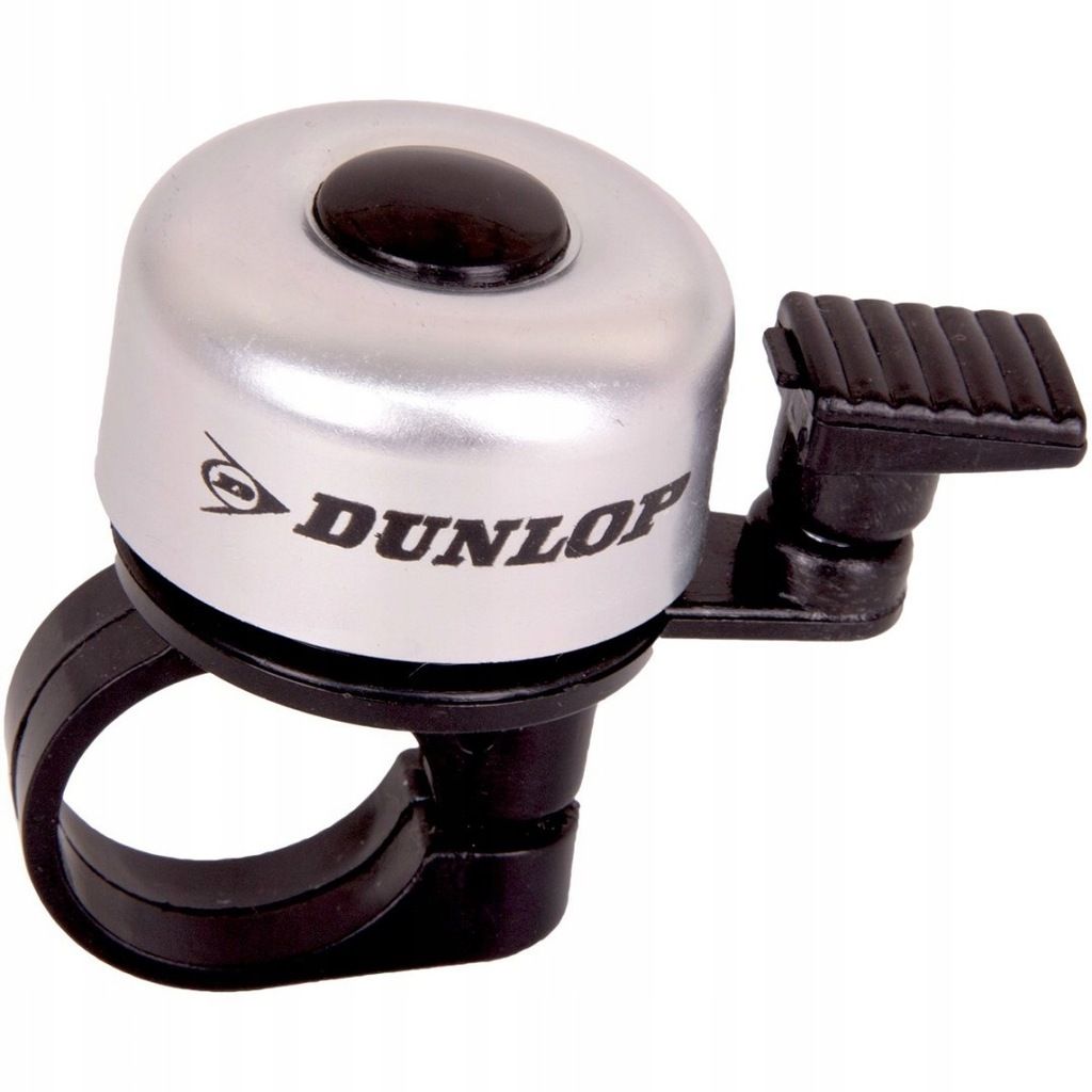 Dunlop Fahrradklingel – Laut & Kompakt – Aluminium Fahrradglocke für Sicherheit im Straßenverkehr – Einfache Montage