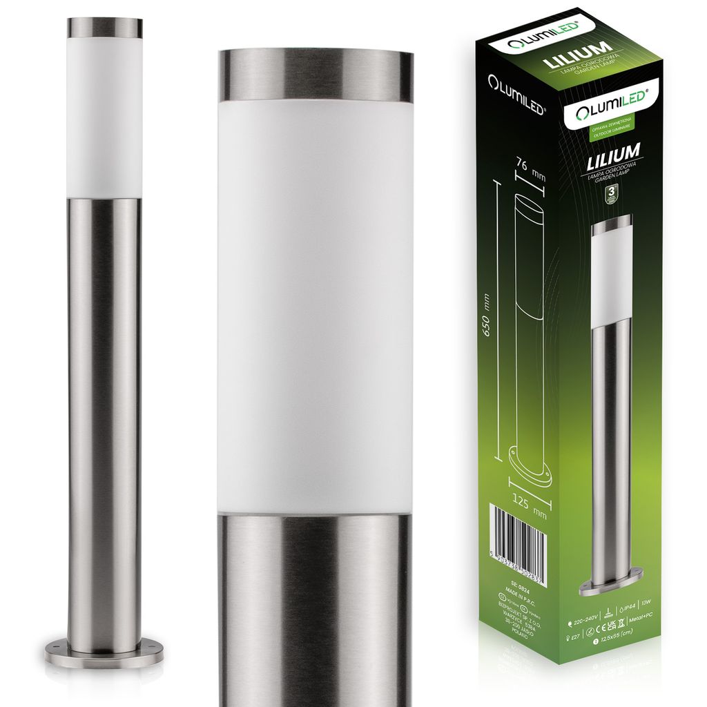 LUMILED Standleuchte Außen 65cm Pollerleuchte IP44 Produktbild 
