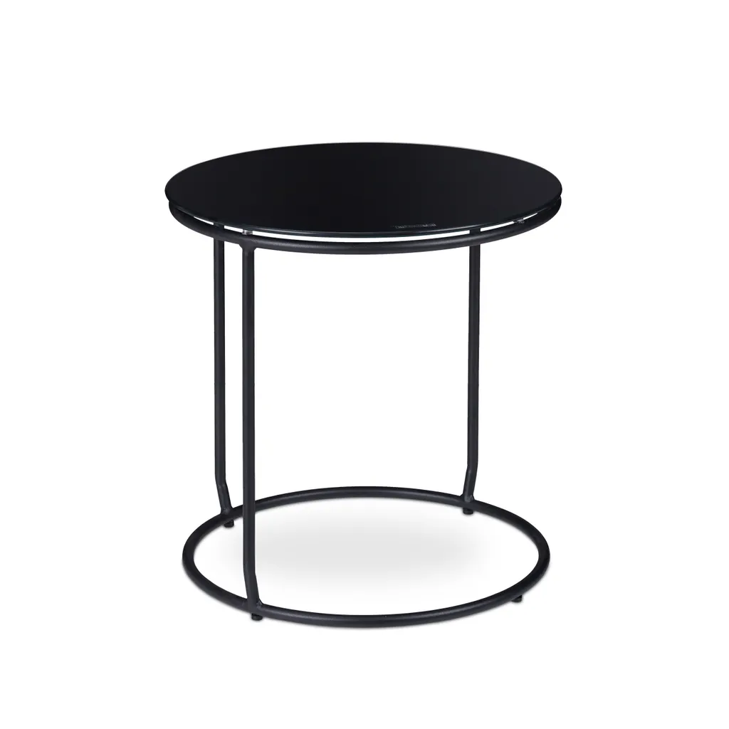 Table d'appoint et tabouret noir : la solution pour petits espaces - 10