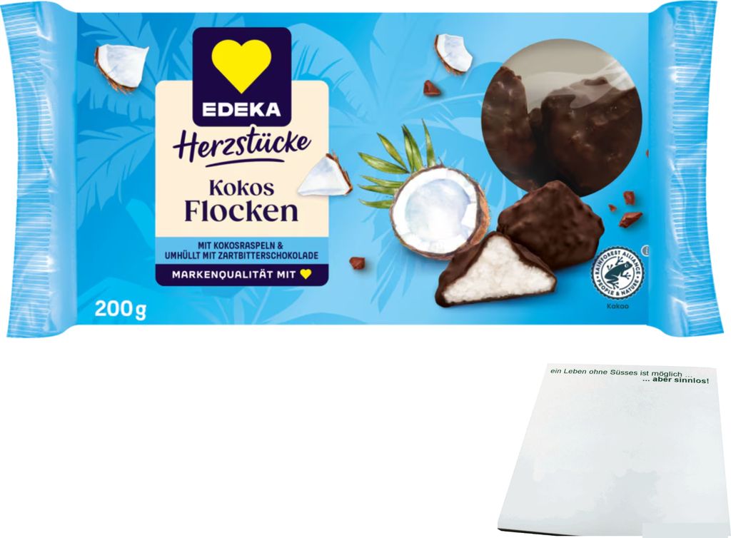 EDEKA Kokosflocken (200g Packung) + usy Block Produktbild 