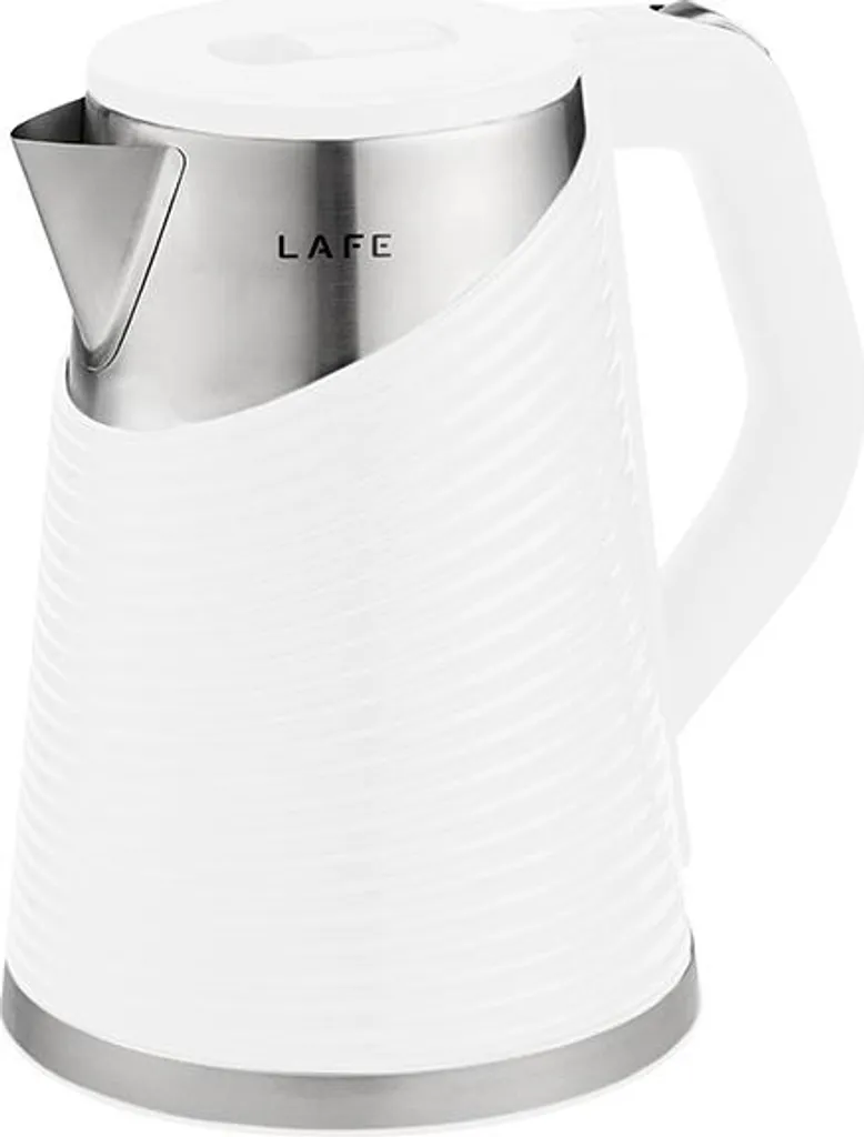 LAFE Bouilloire électrique Élégant Blanc - 1.7L 2200W Arrêt Automatique