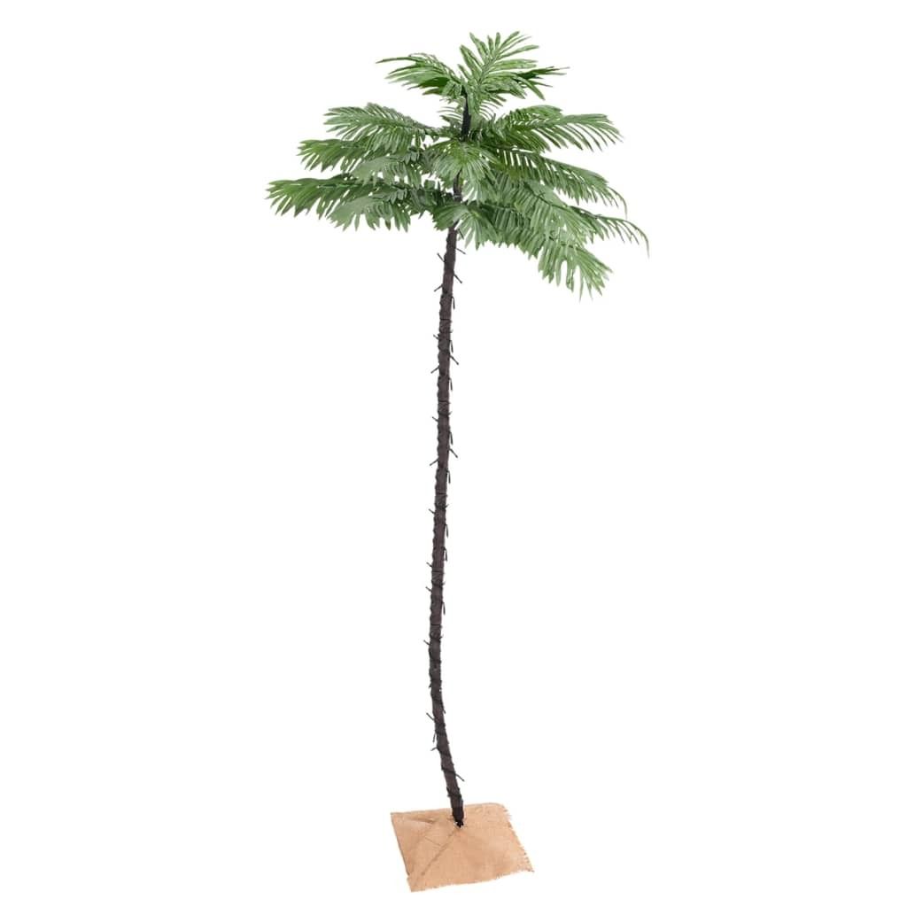 "2026 Promotion" Künstliche Palme mit 252 LEDs Warmweiß 400 cm - Weihnachtsgirlanden CC20695