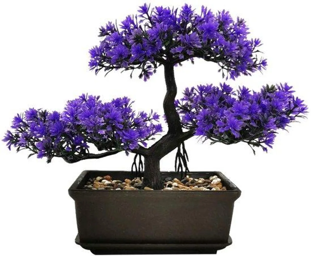 Plante artificielle pour salle de bains et bureau sans lumière 28cm