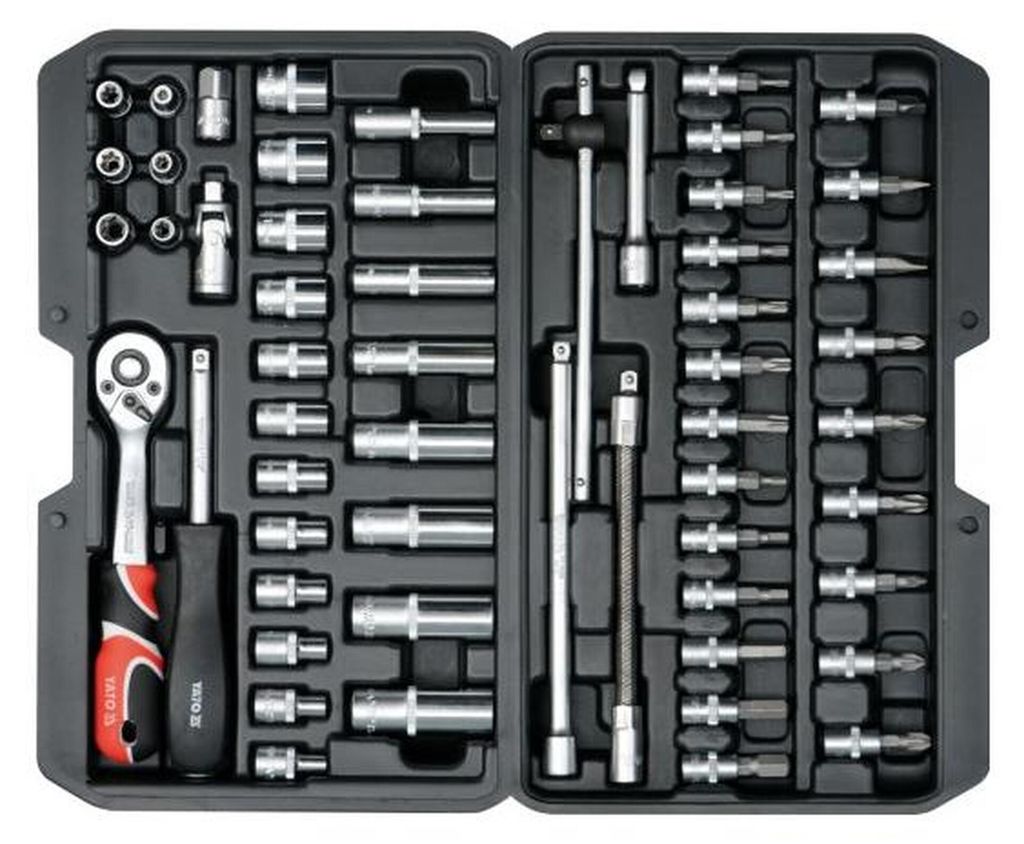 YATO Steckschlüssel-Satz 1/4" 56-teilig YT-14501