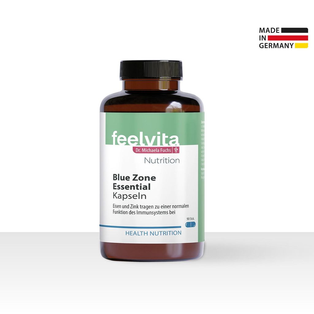 Genius Feelvita Nutrition Blue Zone Essential Kapseln Produktbild 