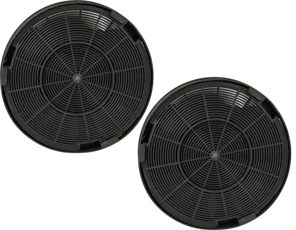 vhbw 2x Aktivkohlefilter Ersatz für Bauknecht 484000008674, 481281718552 für Dunstabzugshaube - 19,6 cm