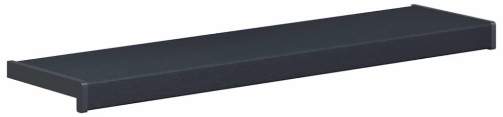 vidaXL Fensterbank Anthrazit mit Holzmaserung 80 x 25 x 4,5 cm PVC