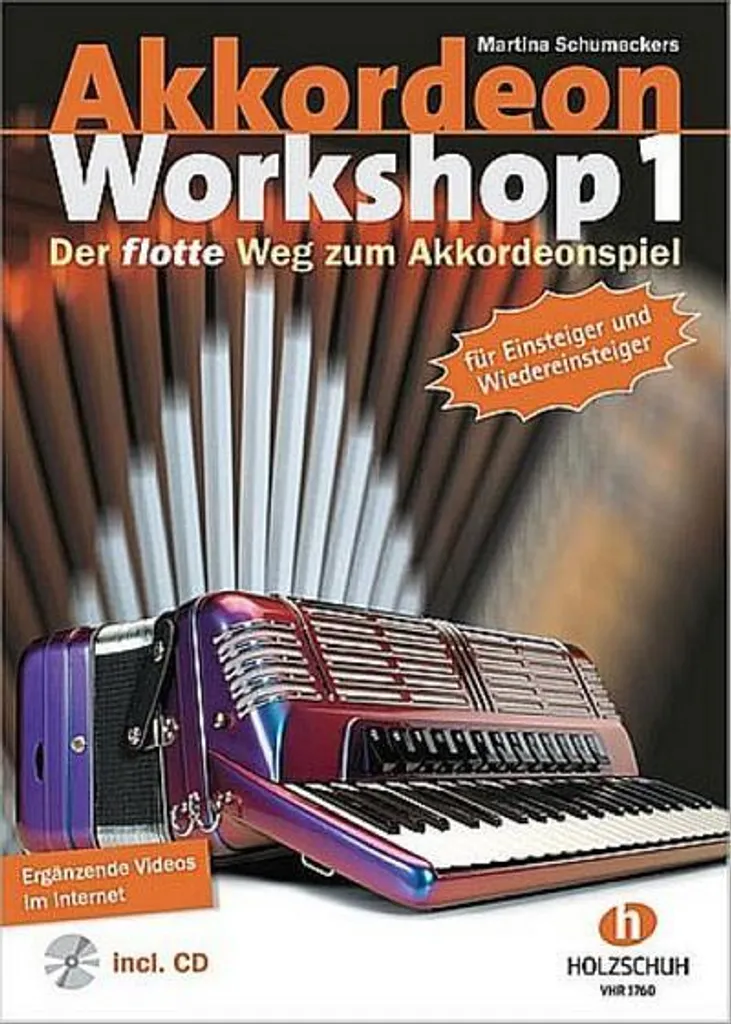 Apprendre l'accordéon facilement avec la méthode Akkordeon Workshop 1
