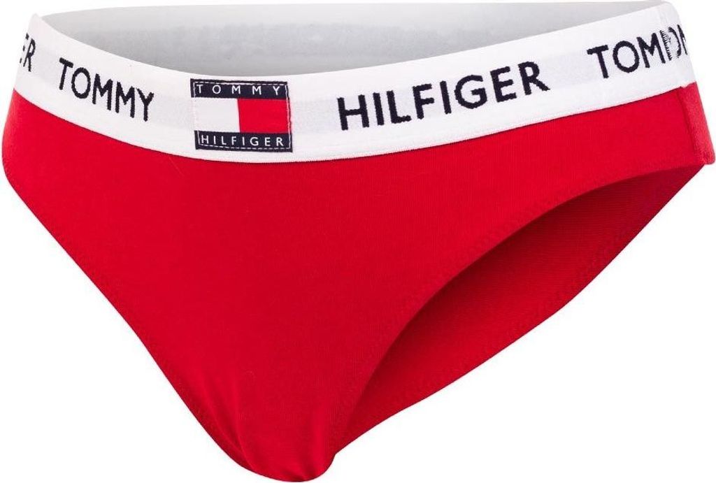 Tommy Hilfiger dames Tommy 85 bikini slip (1-pack), rood