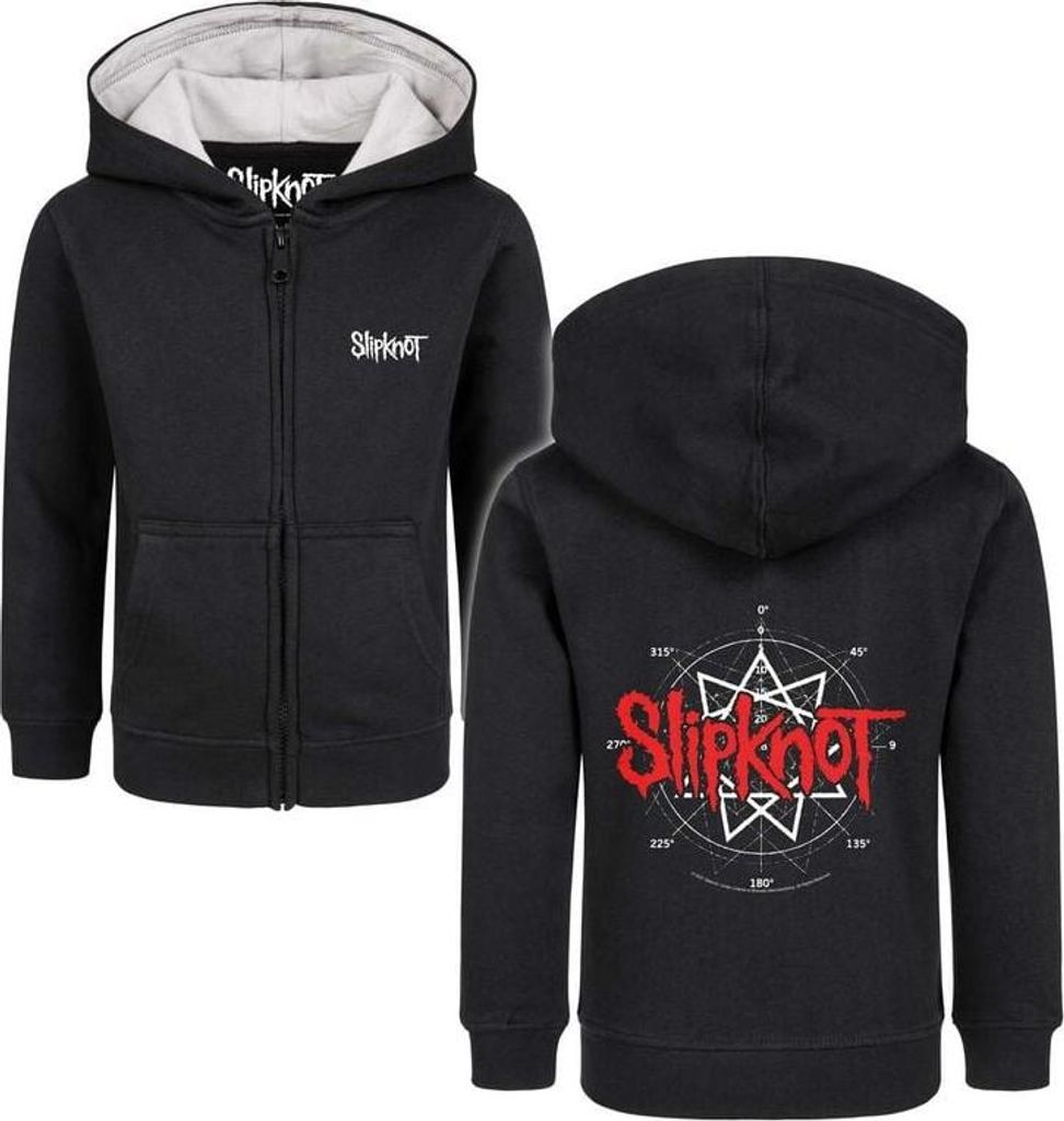 Slipknot Kinder-Kapuzenjacke Unisex Metal-Kids - Star Symbol schwarz 116