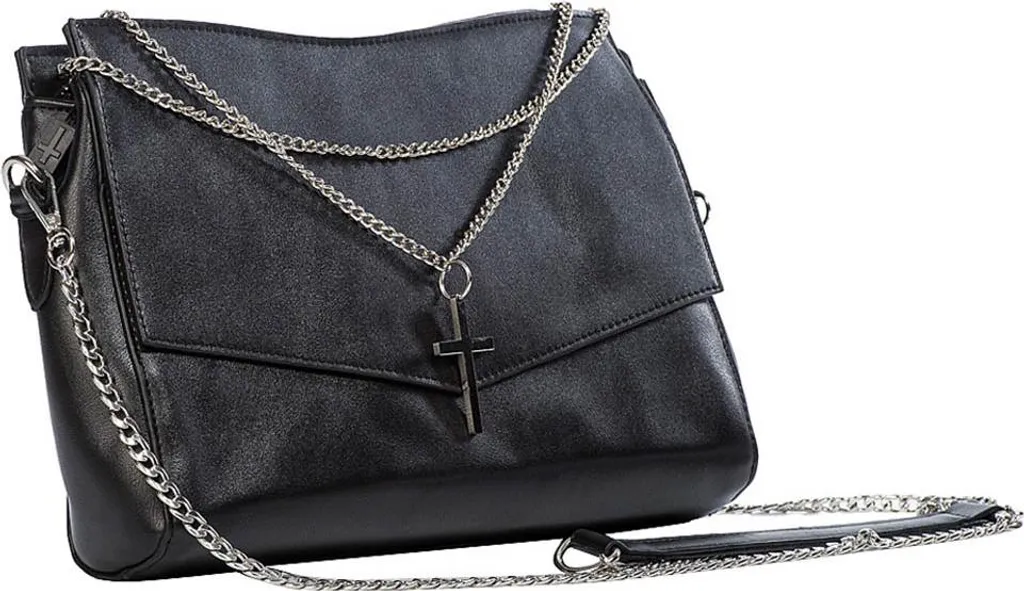 Sac à bandoulière Nether Lash Banned Alternative avec chaîne en croix