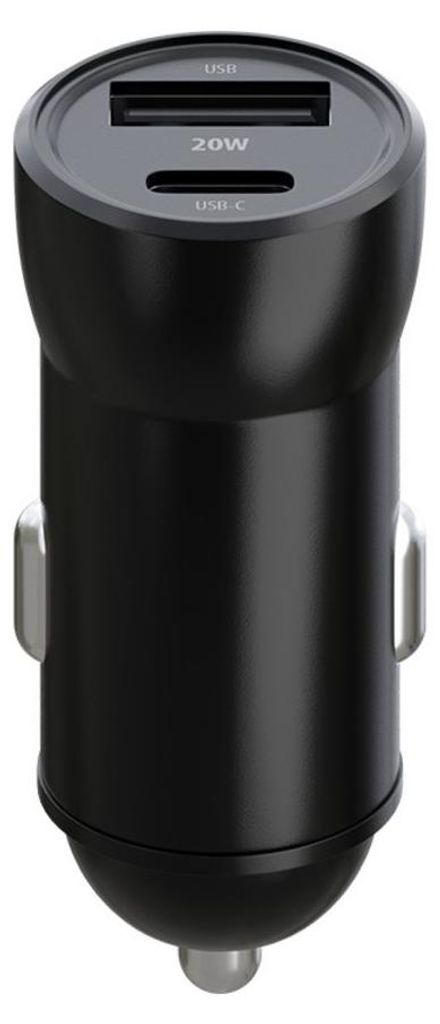 Maxlife Auto-Ladegerät PD QC MXCC-04 1x USB-C 1x USB 20W Produktbild 