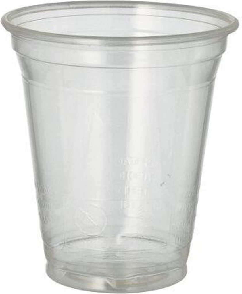Papstar PLA-Becher, Kaltgetränkebecher, "pure" 0,3 l glasklar, 16 x 70 Stück