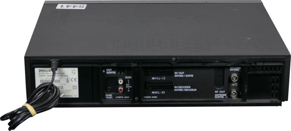 Lecteur Enregistreur VHS Philips VR1100 Hi-Fi 6 Têtes Qualité Studio