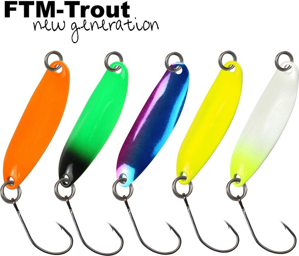 FTM Spoon Hornet 3,9cm 3,7g - Blinker, Farbe:orange/goldfarben