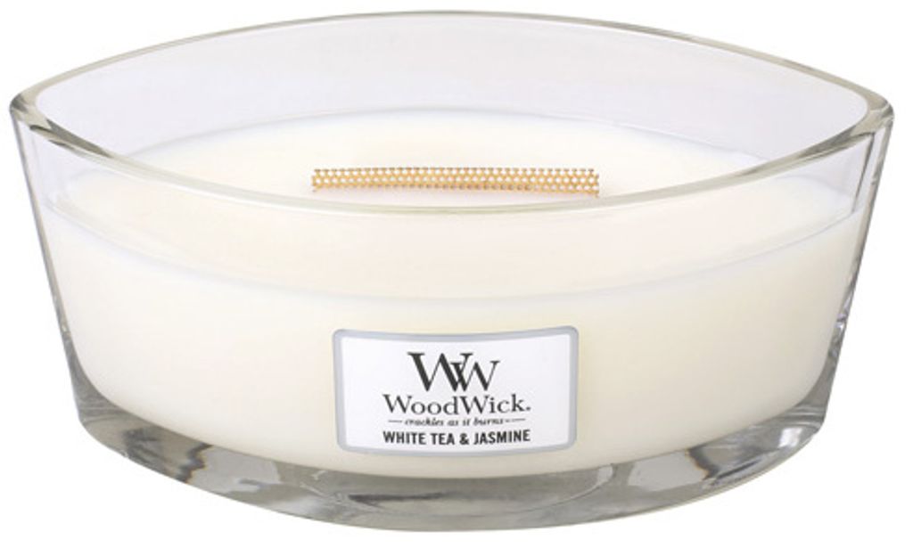 Woodwick White Tea & Jasmine Duftkerze 453,6 g Produktbild 4