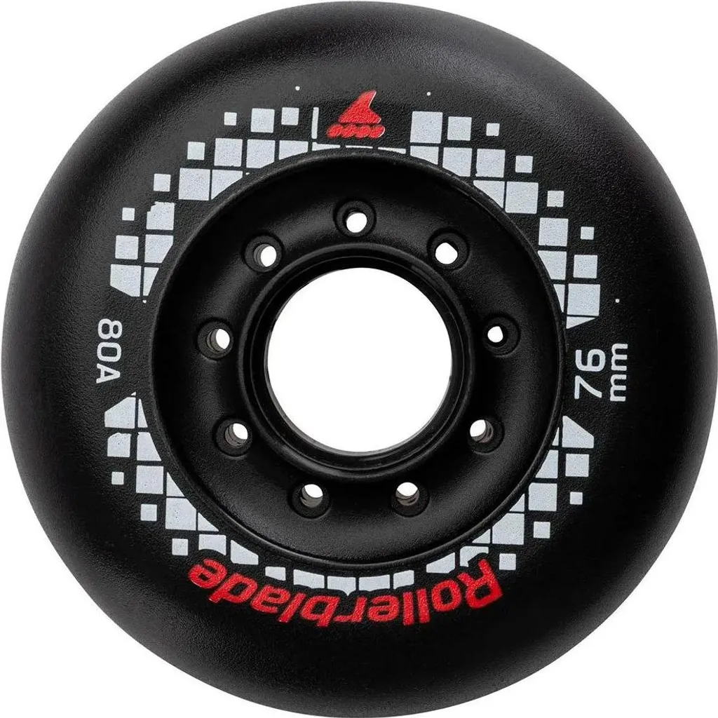 Roues Rollerblade Apex 76mm 80a Noir : Stop aux Vibrations et à l'Usure