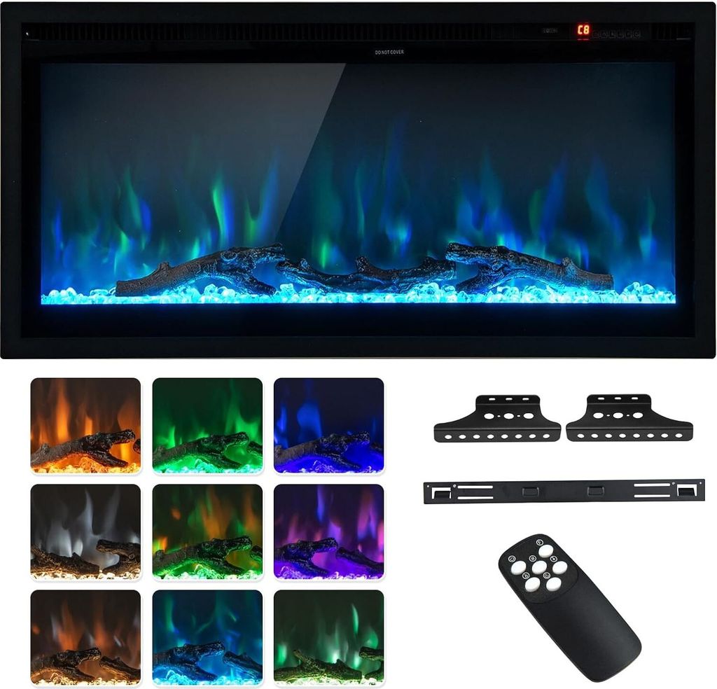 Elektrokamin 36", Elektro Heizung 750W/1500W, Kaminheizung Produktbild 