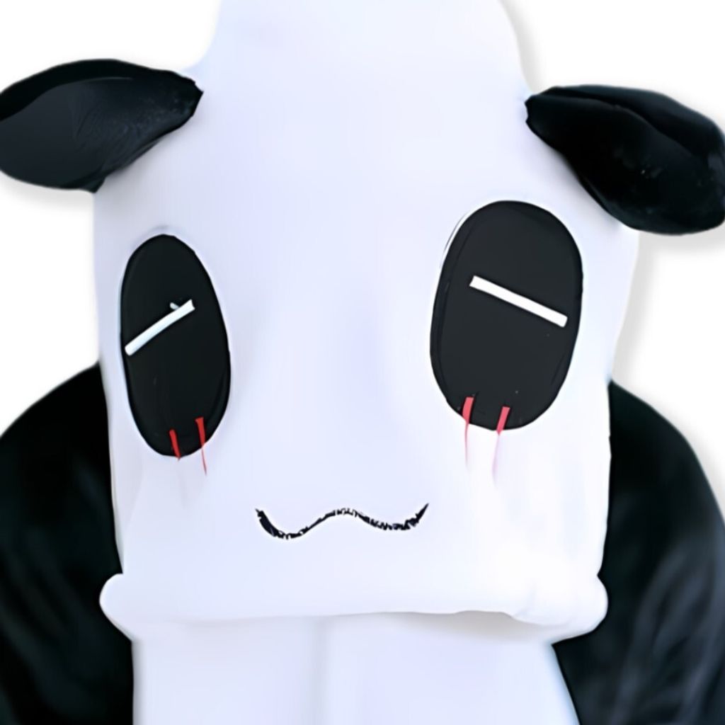 Onesie Kigurumi Pyjama Kostüm für Kinder Panda 128 Produktbild 6