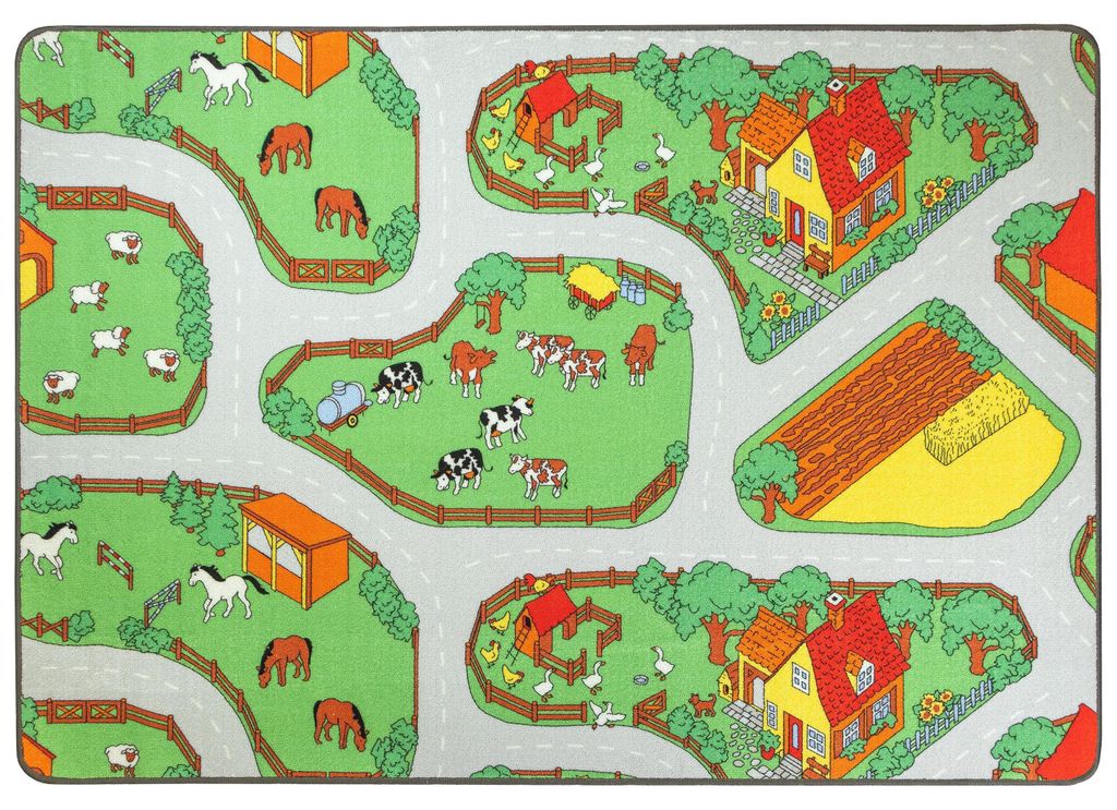 Primaflor Spielteppich BAUERNHOF - 140x200cm - Produktbild 