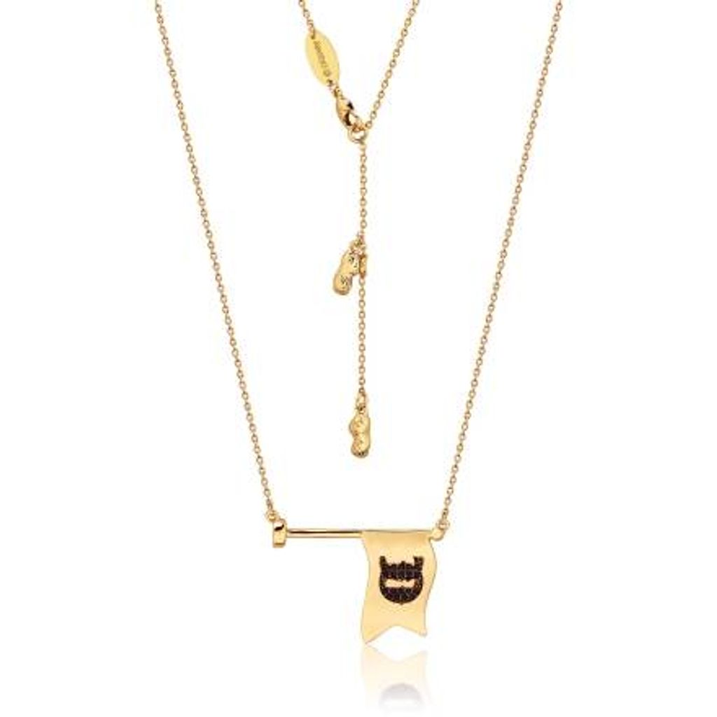 Goebel CK Disney Flagge Kette, Weißgold, Couture Kingdom Dumbo, Weißgold plattiert, 45 cm, 12101381