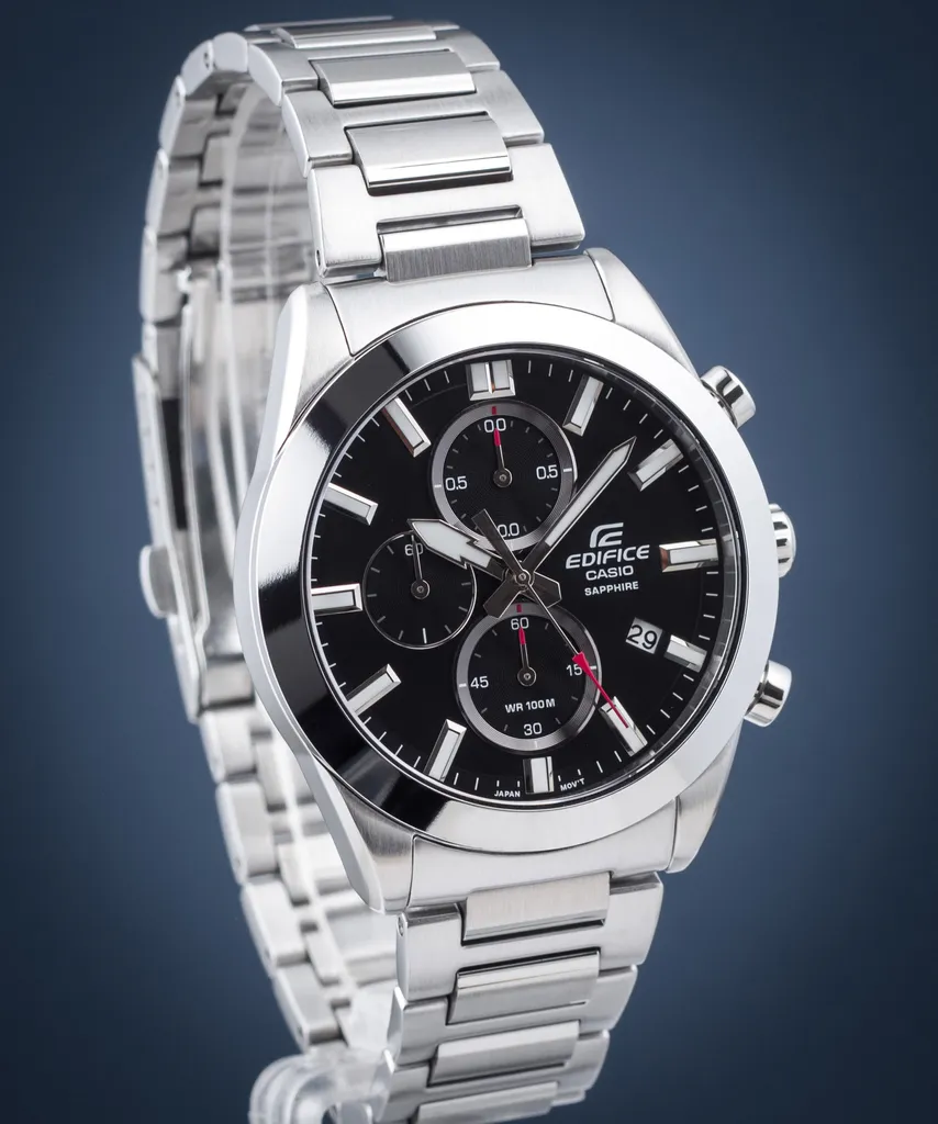 Cronografo Casio EFB-710D-7AVUEF Argento: Stile Urban e Zaffiro - 7