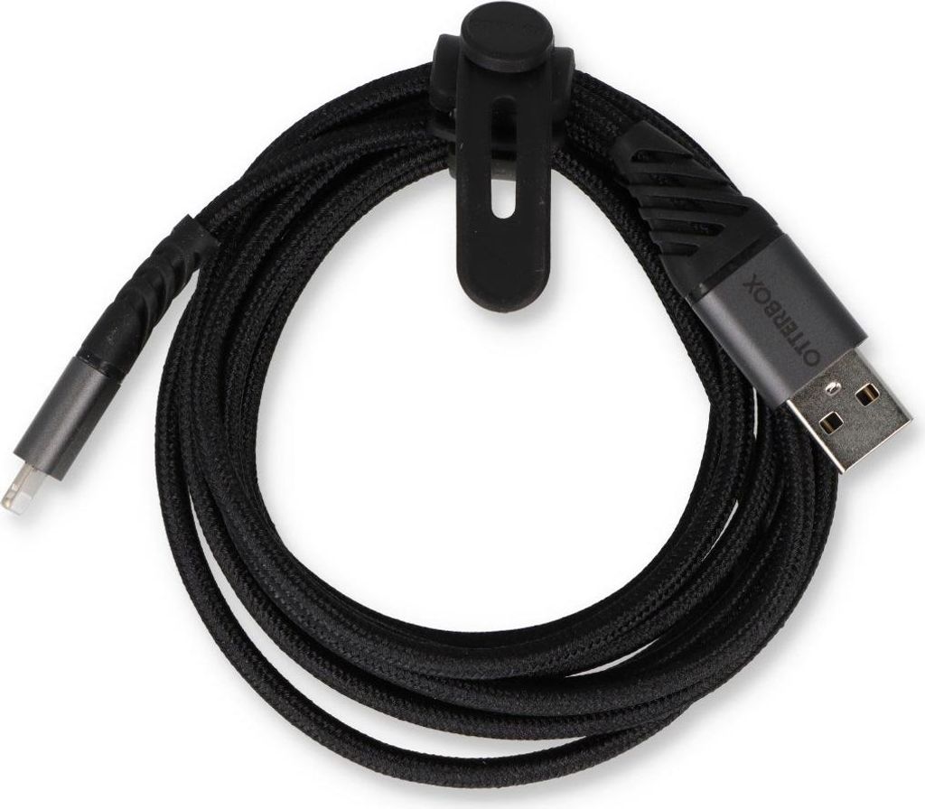 Otterbox Premium Lightning Kabel USB-A zu Lightning 2m Dark Ash Black Neu