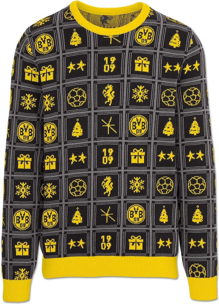 Borussia Dortmund BVB BVB-Weihnachtspullover Gr. 2XL Produktbild 1