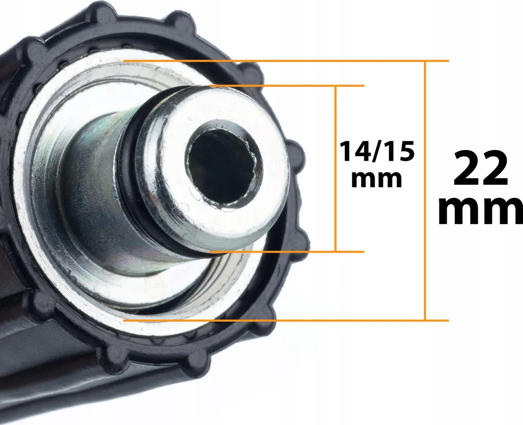 Rosfix Set VarioJet 5m: Pistola Alta Pressione M22x1,5 e Tubo 155 Bar - 3