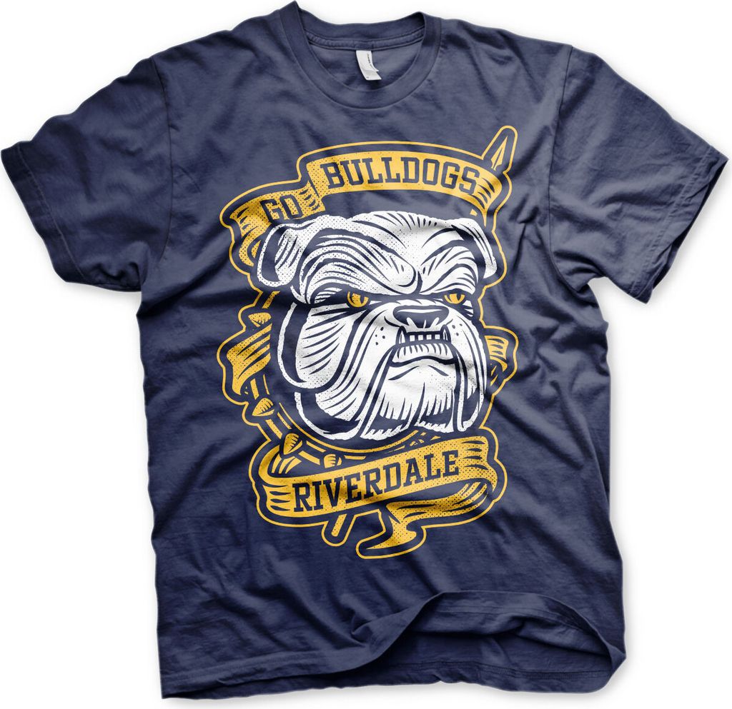 Riverdale - Go Bulldogs T-Shirt - Medium - Navy