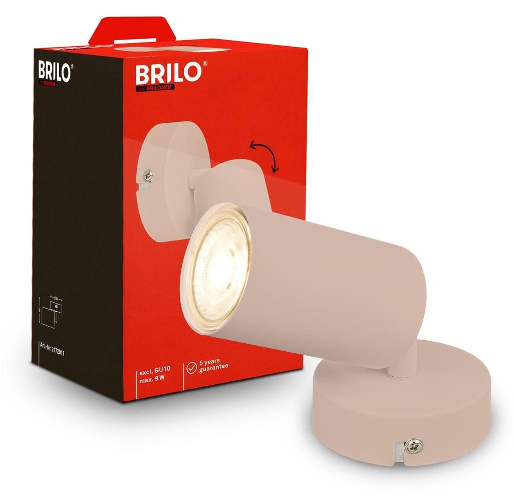 Briloner Applique murale orientable 8 x 8,5 cm douille GU10 Image du produit 