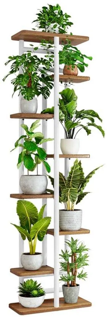 Support plante balcon et intérieur 8 niveaux - Idéal pour petit jardin