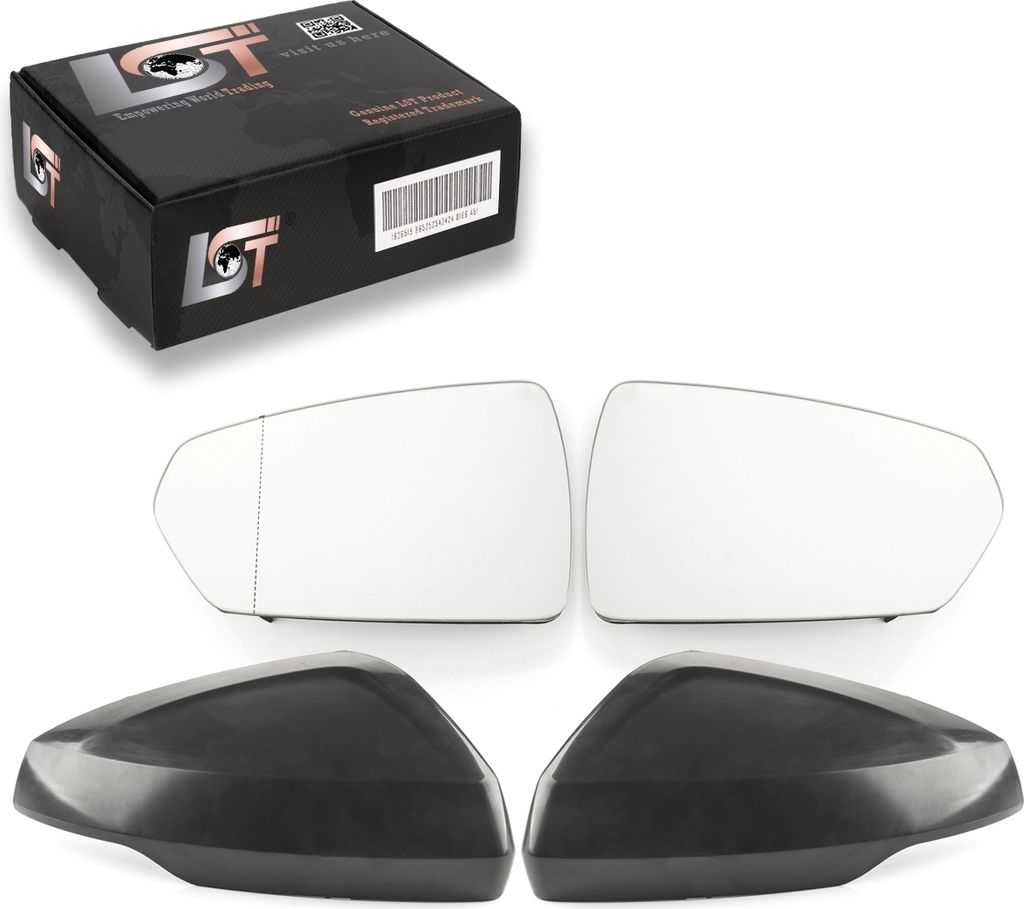 2x Spiegelglas Außenspiegel asphärisch konvex Abdeckung für VW Polo für Audi A1
