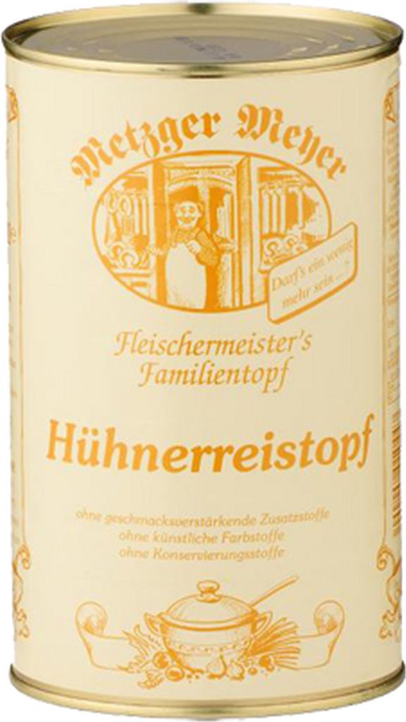 Hühnerreistopf 8 x 1200 ml Metzger Meyer // Suppe // Lausitzer // Großpackung