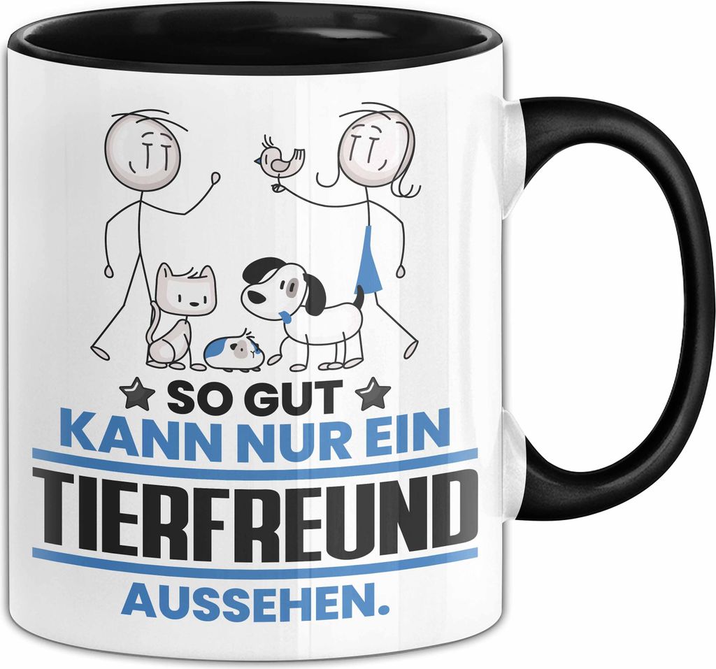 Tierfreund Geschenk Tasse So Gut Kann Nur Ein Tierfreund Produktbild 