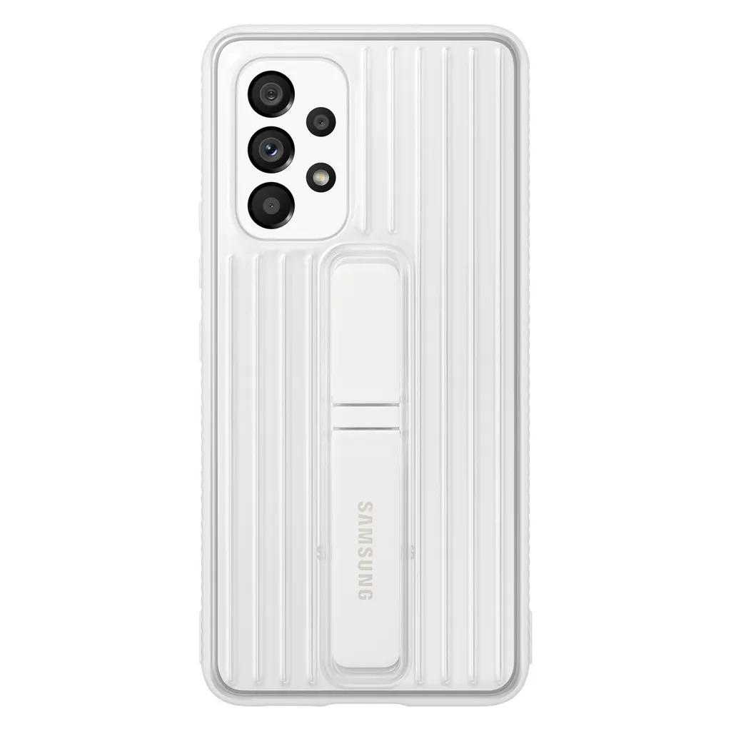 Etui Samsung Ef-Ra536Cw A53 5G A536 Biały/White Coperchio protettivo in piedi