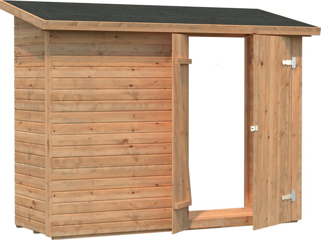 Palmako Gerätehaus Leif 2,2 m² - 16 mm Hellbraun tauchimprägniert