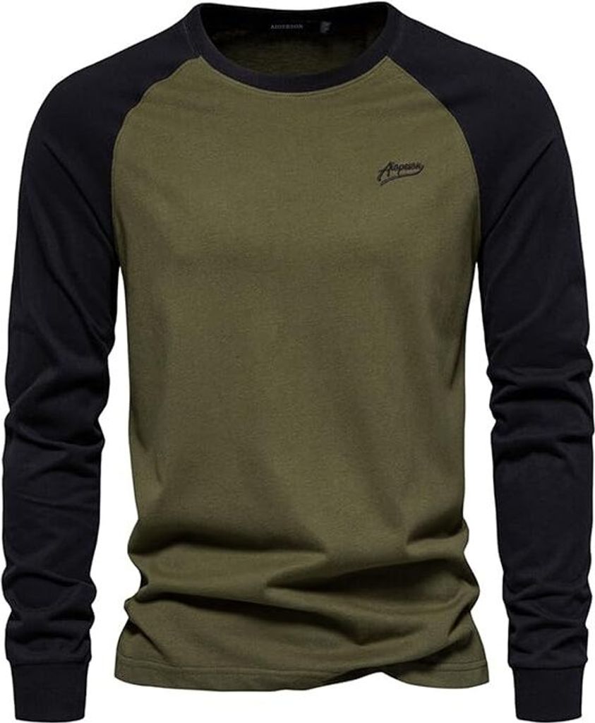 Herren Rundhals-Shirt - Leichtes Basic-Unterhemd, Einfarbig und Schlank Geschnitten, Ideal für Training und Sport