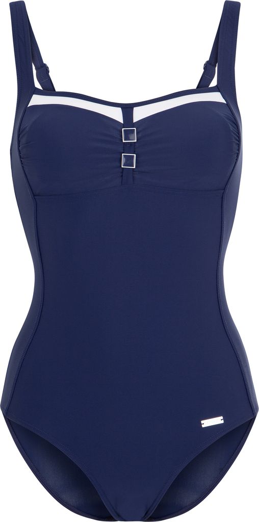 LASCANA Badeanzug marine Größe 42 Cup D