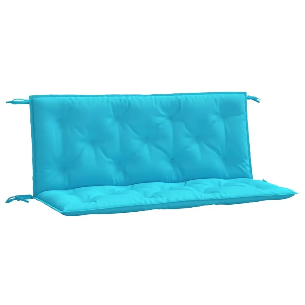 Cuscino per Panca Giardino 120x50x7cm Turchese Set 2pz - vidaXL