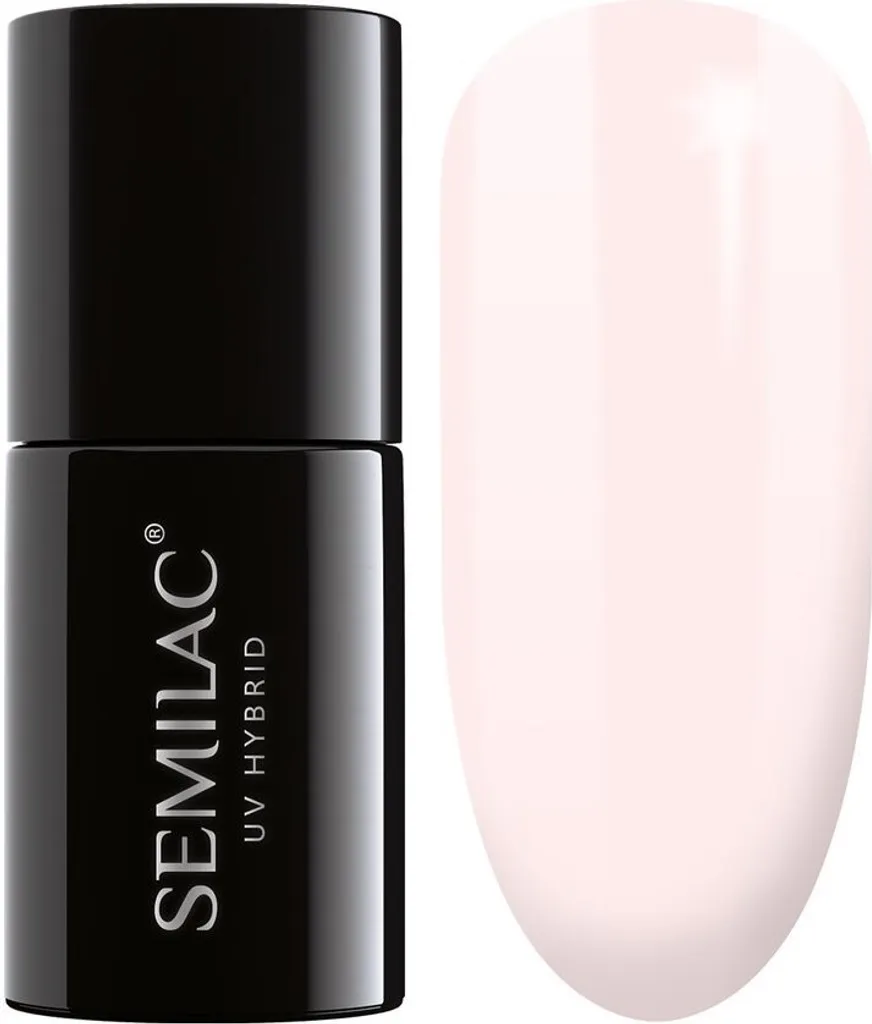 Semilac Vernis Hybride 128 Guimauve Rose 7ml - Manucure Longue Durée