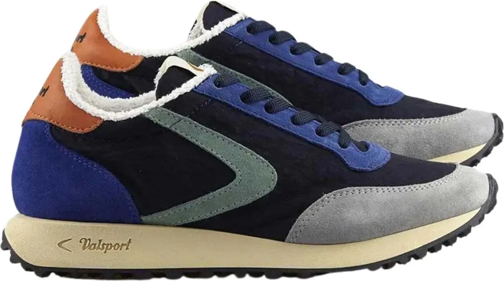 Valsport Start Mix Bleu - Chaussures en Cuir Italien et Semelle Gomme