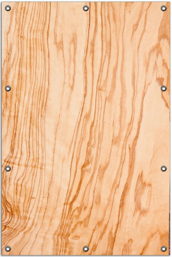 Wallario Outdoor-Poster für Garten oder Balkon, Motiv Holzmuster - Oberfläche mit Holzmaserung VI, in ca. 80 x 120 cm