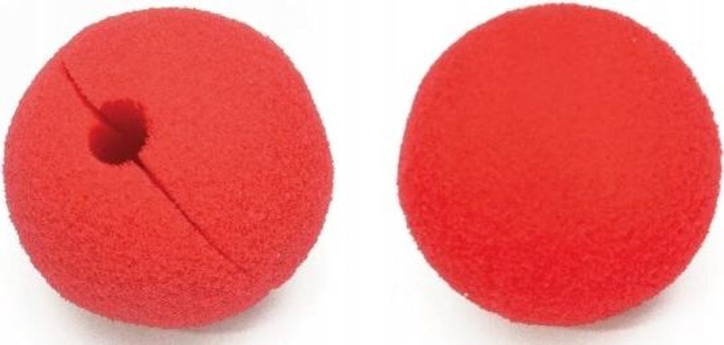 Clownsnase Schaumstoff Rot 5,5 cm Professionell